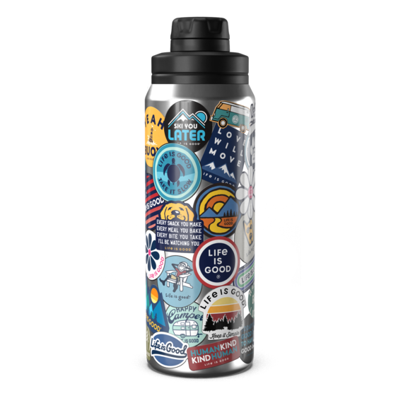 Futuristic Frenzy: Tech-Inspired Water Bottle Stickers for the Digital Age插图