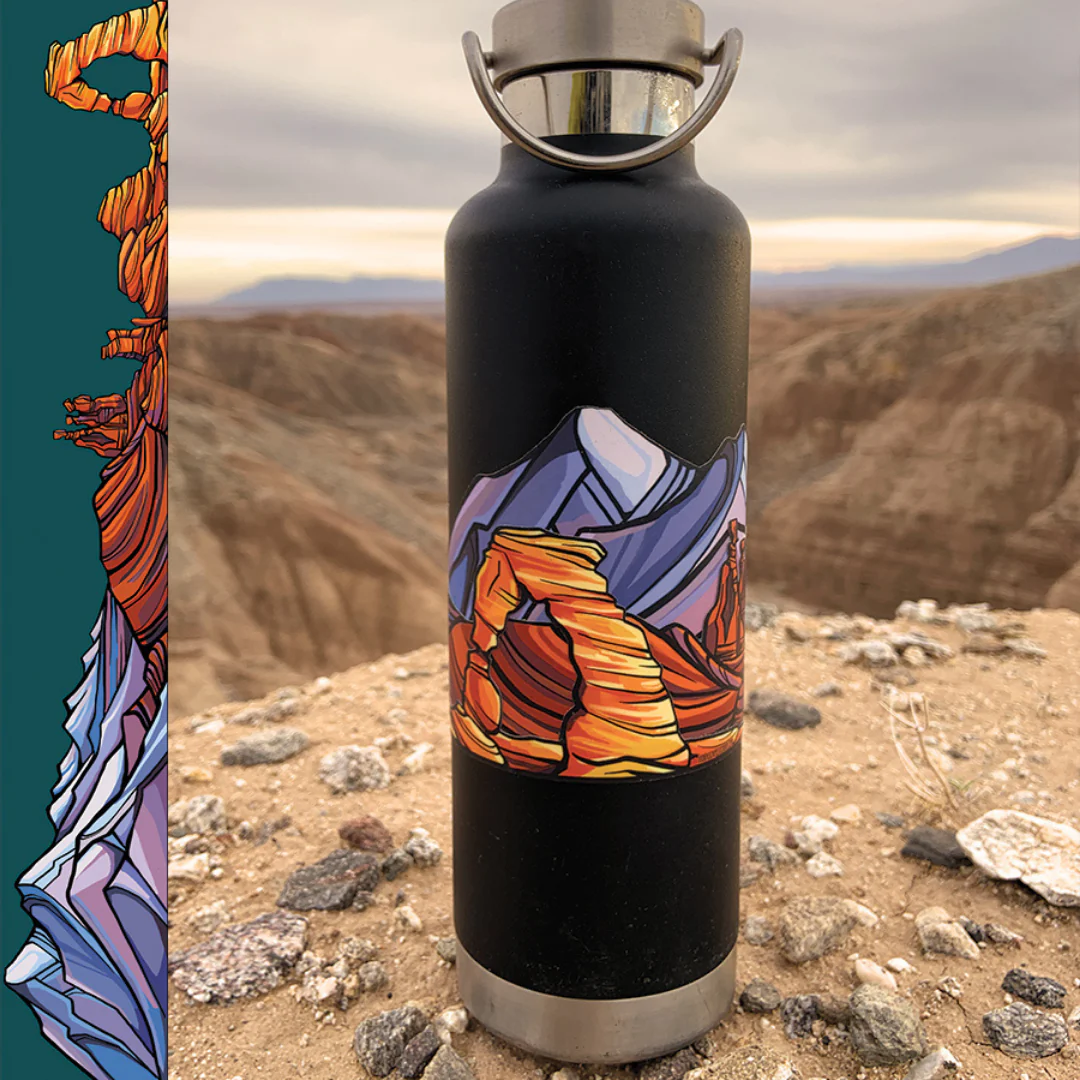 Animal Admiration: Wildlife-Inspired Water Bottle Stickers for Nature Lovers插图