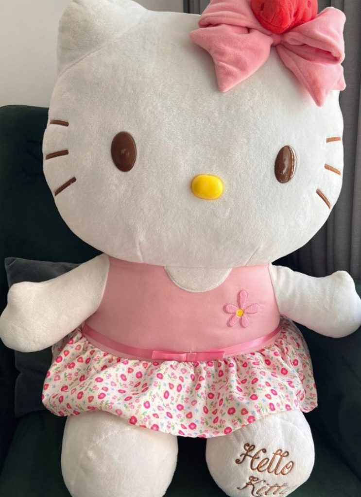 Giant Hello Kitty Plush: A Cuddly Companion for All Ages插图3