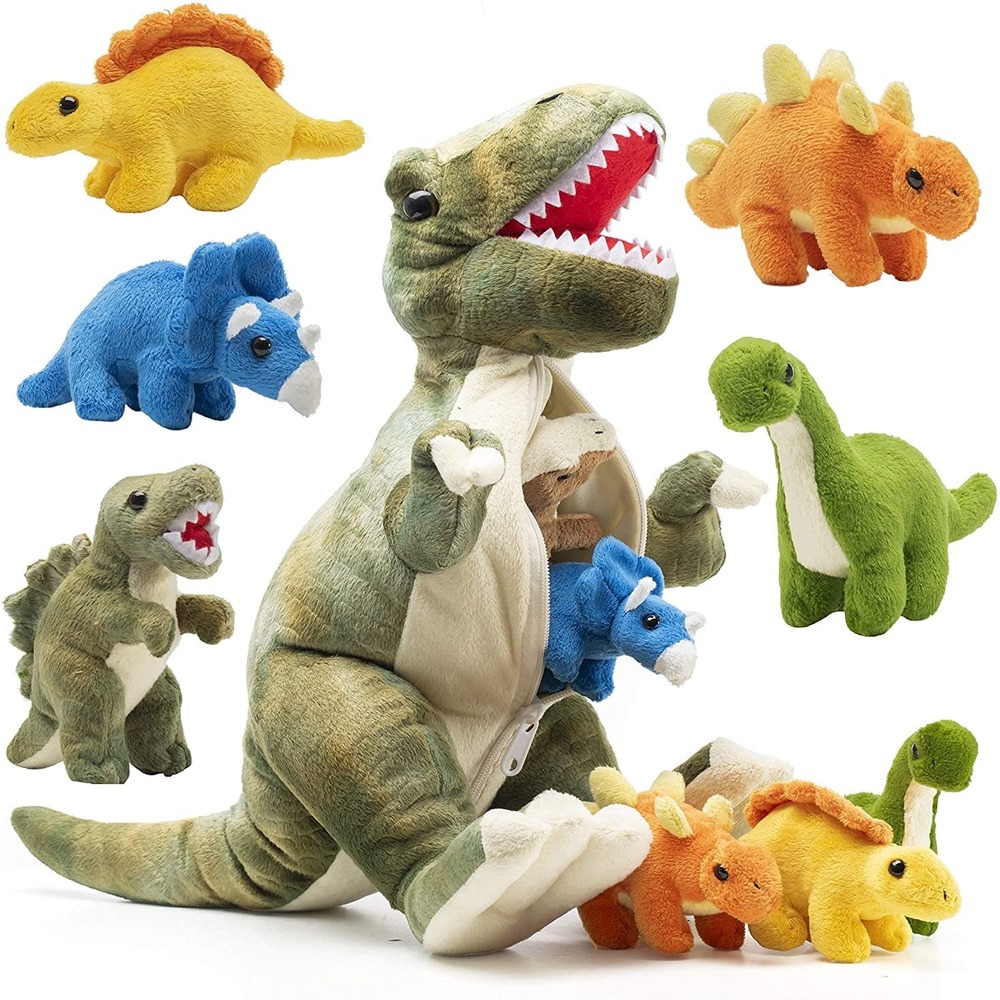 Stuffed dinosaur toys