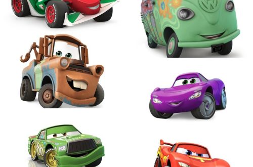 Cartoon character vehicles