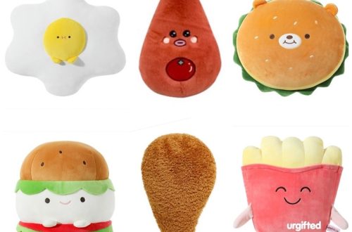 Cute food plushies