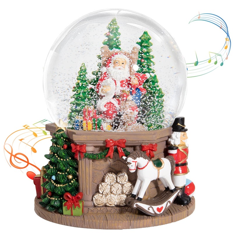 Snow globe music box