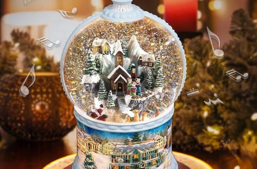 Snow globe music box