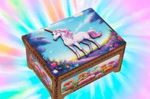 Unicorn music box