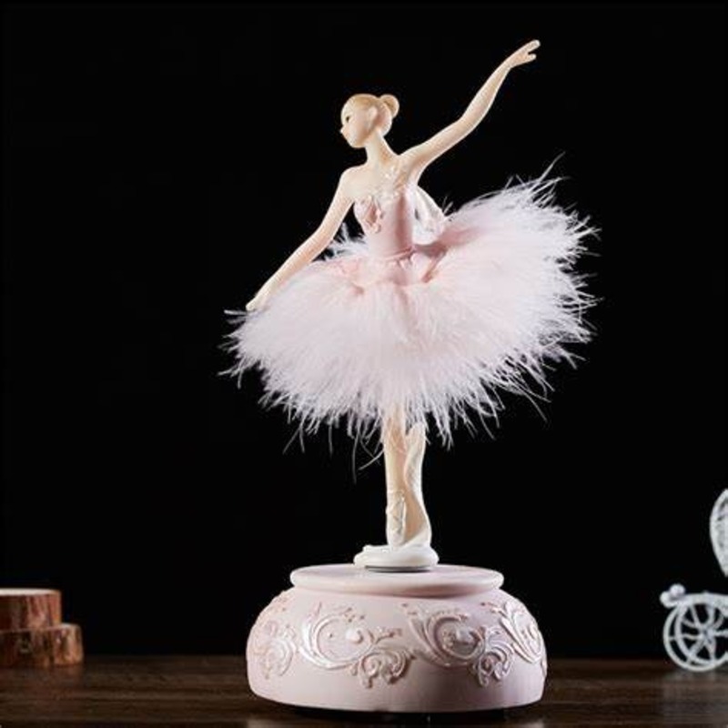 Music box with ballerina