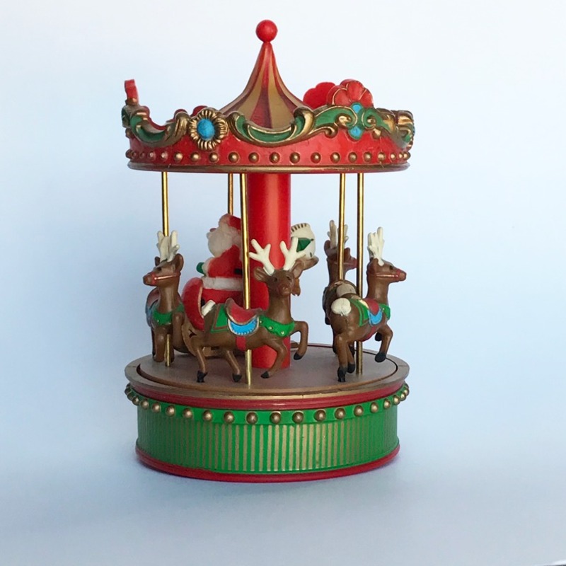 Vintage carousel music box