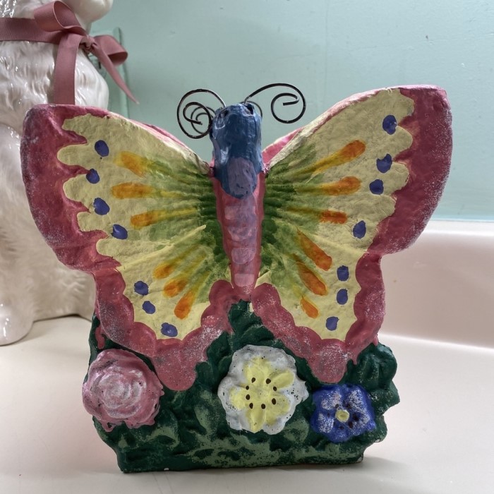 butterfly paper mache