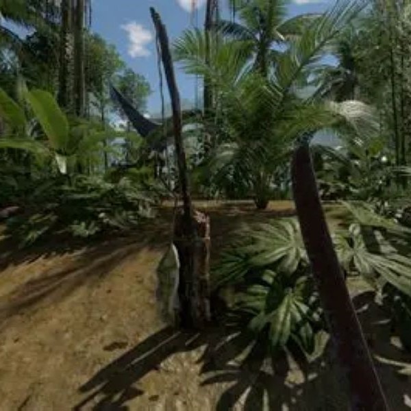 green hell fishing rod